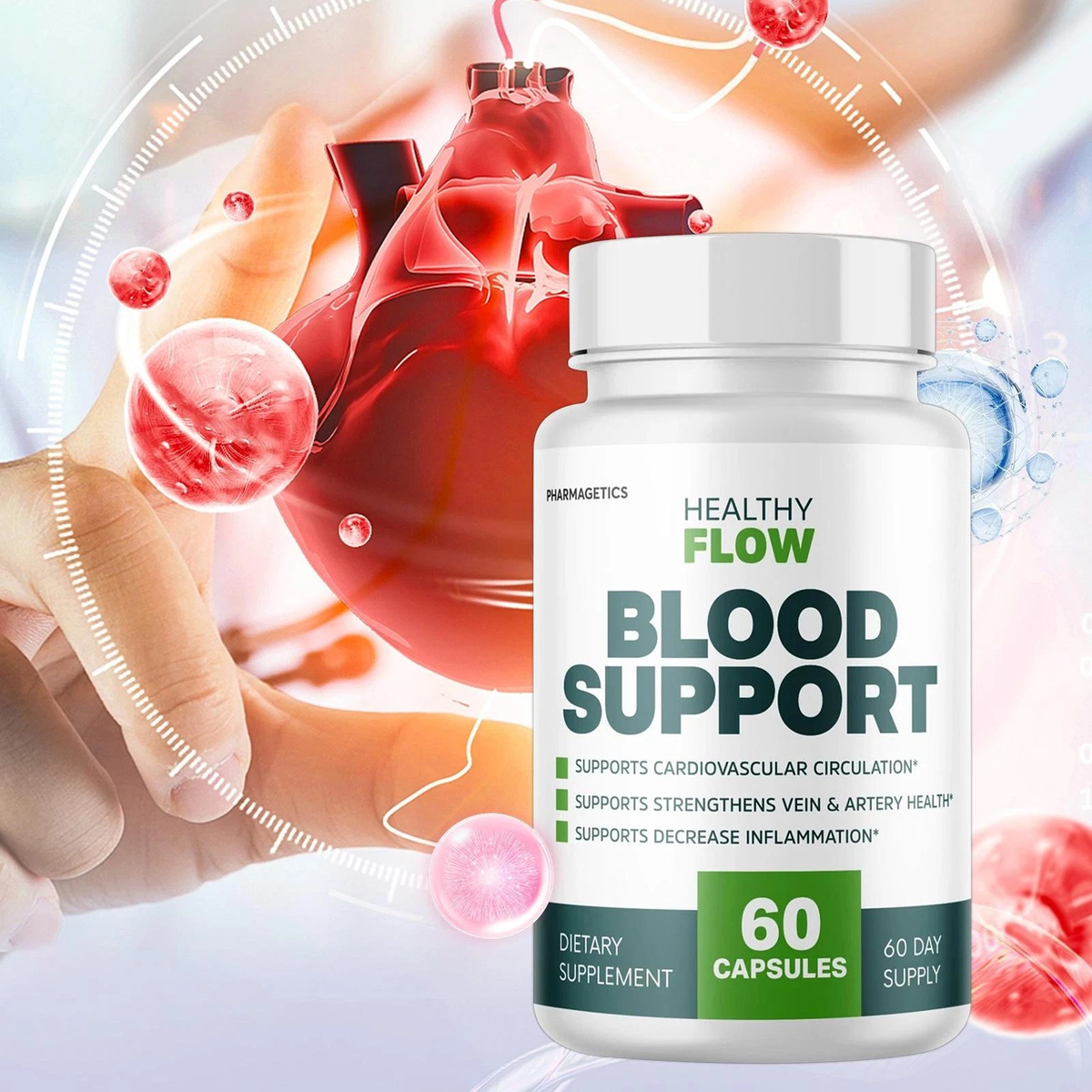 Healthy Flow Blood Support website